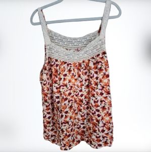 ‼️PRICE REDUCED ‼️TORRID Gauze Crochet Tank